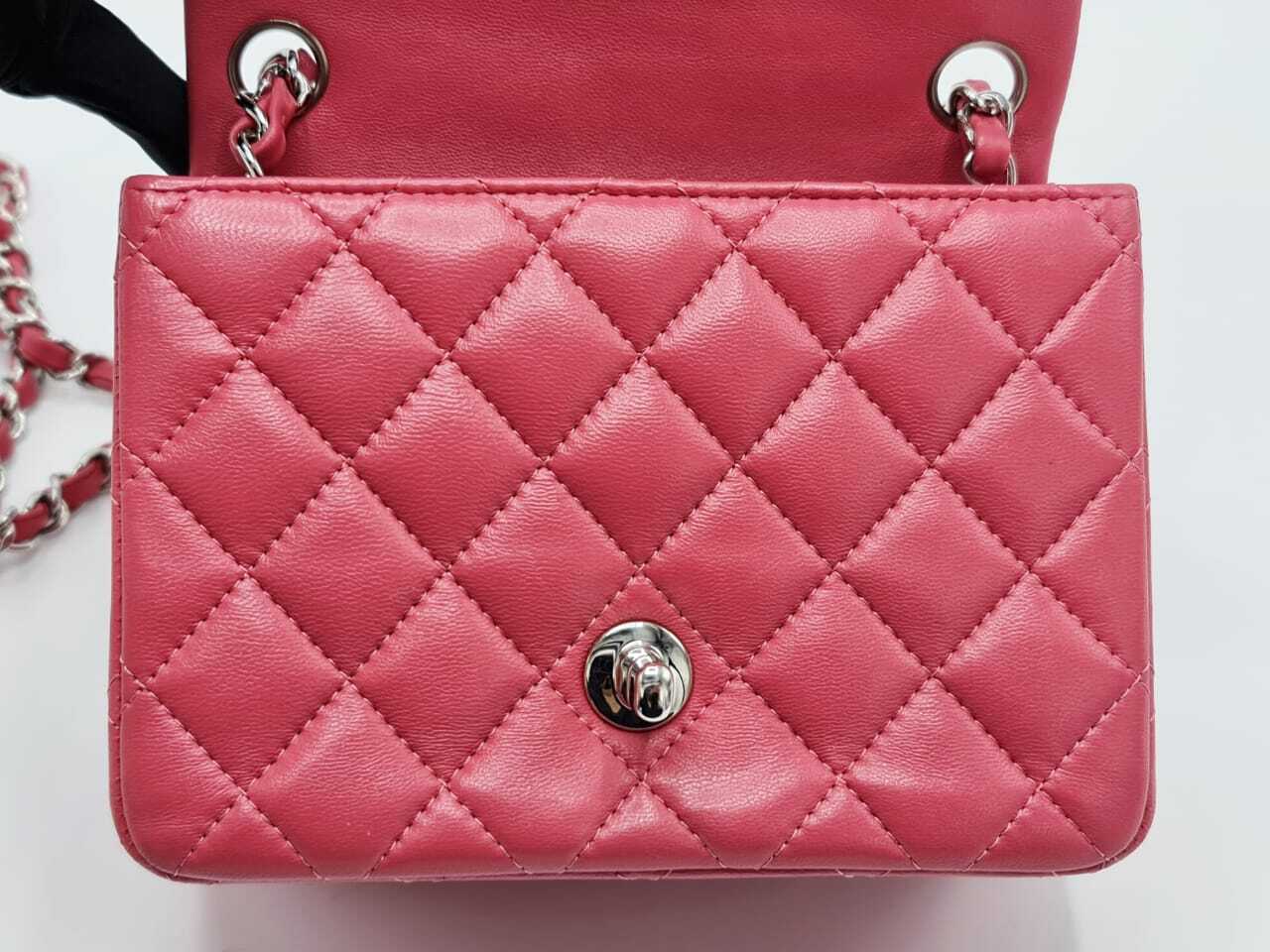 Chanel Crumpled Calfskin Quilted Mini Square So Black Bag at the best price #26 Chanel Crumpled Calfskin Quilted Mini Square So Black Bag at the best price